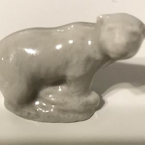 Red Rose Polar Bear Figurine Made In England